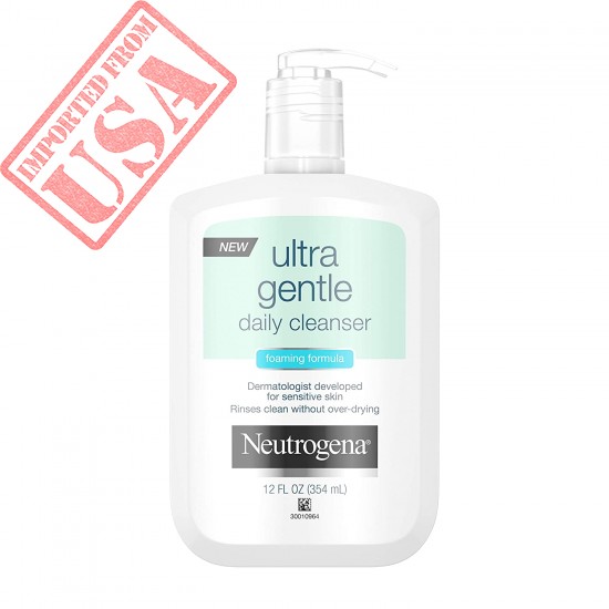 Neutrogena Ultra Gentle Daily Facial Cleanser, Foaming Formula