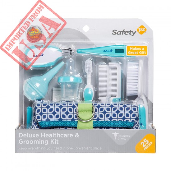 Safety 1st Deluxe 25-Piece Baby Healthcare and Grooming Kit (Arctic Blue)