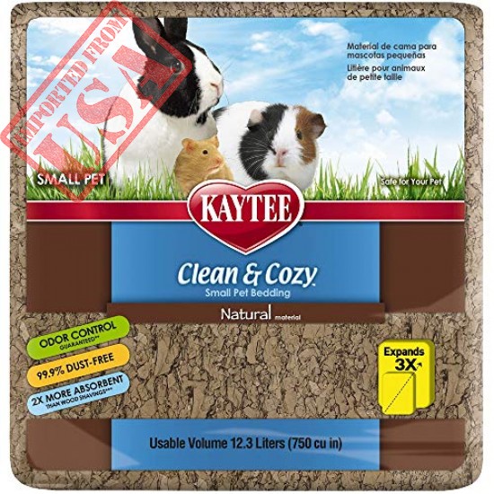 Clean & Cozy Natural Small Animal Bedding by Kaytee imported from USA