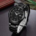 High Quality Voeons Men Classic Stainless Steel Watch Casual Business Quartz Analog imported from USA