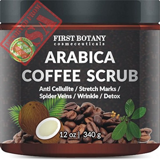 Natural Arabica Coffee Scrub with Organic Coffee, Coconut and Shea Butter sale online in Pakistan