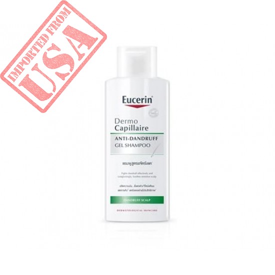 Buy Original Eucerin Dermocapillaire Anti-Dandruff Gel Shampoo For Men 250ml Made In USA