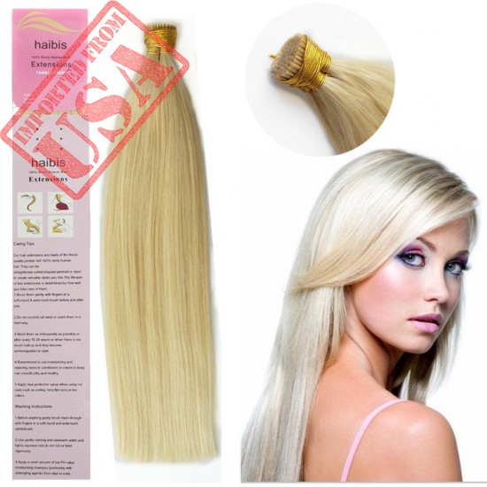 haibis remy stick tip human hair extensions straight keratin fusion shop online in pakistan