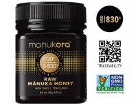 Manukora UMF 20+/MGO 830+ Raw Mānuka Honey Authentic Non-GMO New Zealand Honey, Traceable from Hive to Hand Sale in Pakistan