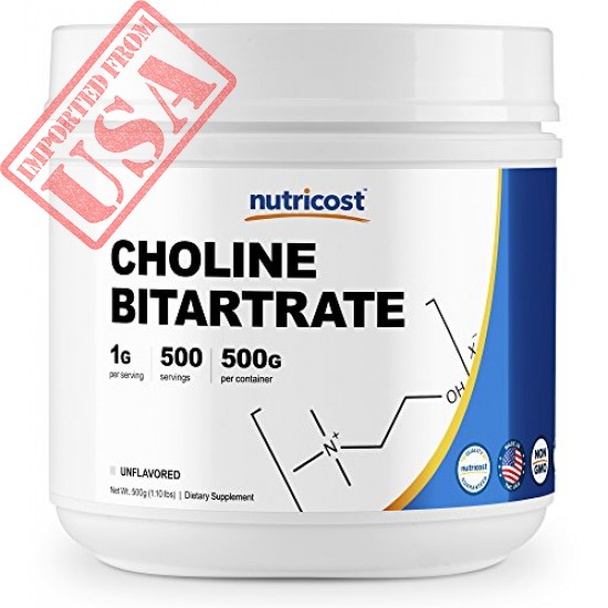 buy original nutricost pure choline bitartrate powder imported from usa