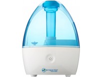 Pure Guardian H910BL Ultrasonic Cool Mist Humidifier, 14 Hrs. Run Time, 210 Sq. Ft. Coverage, Small Rooms, Quiet, Filter Free, Silver Clean Treated Tank