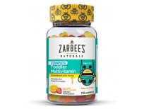 Zarbee's Naturals Toddler Complete Multivitamin Gummies, Natural Fruit Flavors, for Children Ages 2-4, 110 Gummies (1 Bottle) With Essential Vitamins including B-Complex