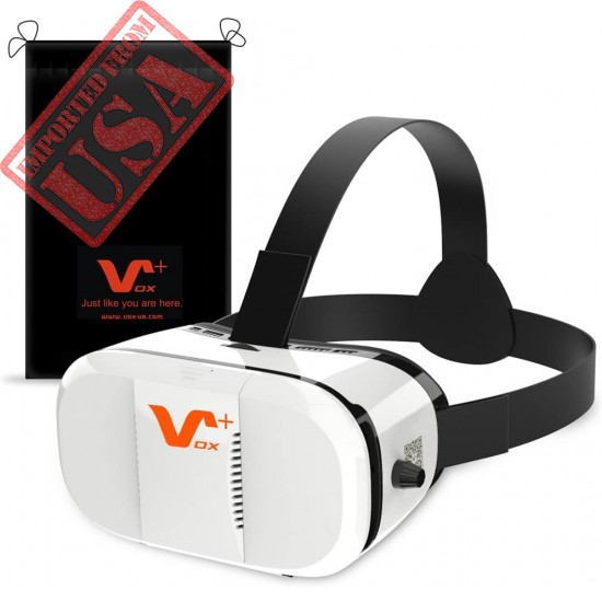 VOX+ Z3 3D VR Virtual Reality Headset Viewing Glasses for iPhone, Samsung, Google and all Android Smartphones, Get Excited Now