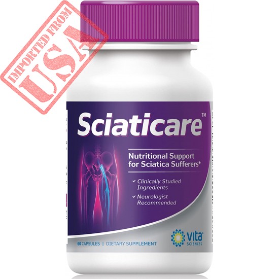 Sciatica Nerve Pain Relief Supplement Sciatic Nerve Pain Relief | Lower Lumbar Nerve Vitamins Alpha Lipoic Acid | Sciatica Relief | Back Pain, Hip, Thigh, Leg, Foot Sciatica Pain Relief - Sciaticare