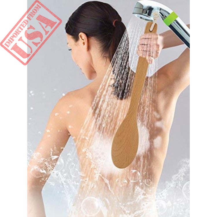 Vive Back Scrubber Brush for Shower - for Dry or Wet Body Brushing