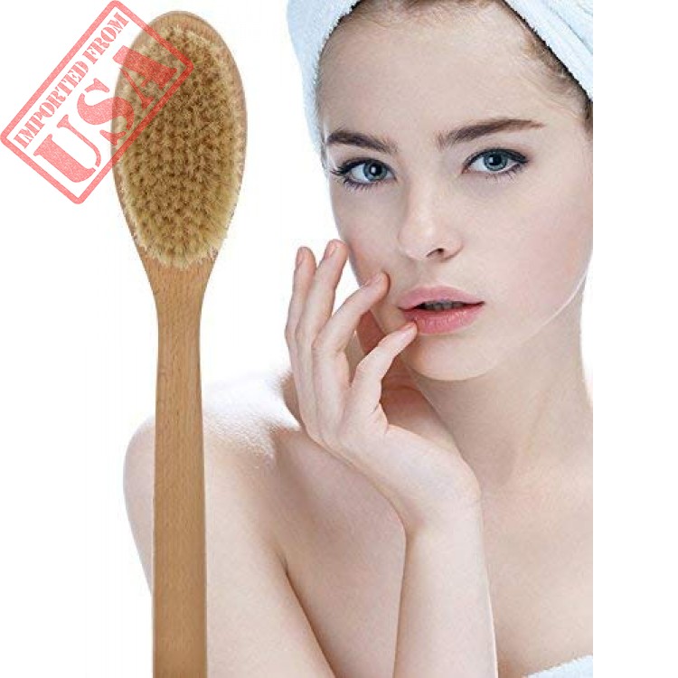 Vive Back Scrubber Brush for Shower - for Dry or Wet Body Brushing