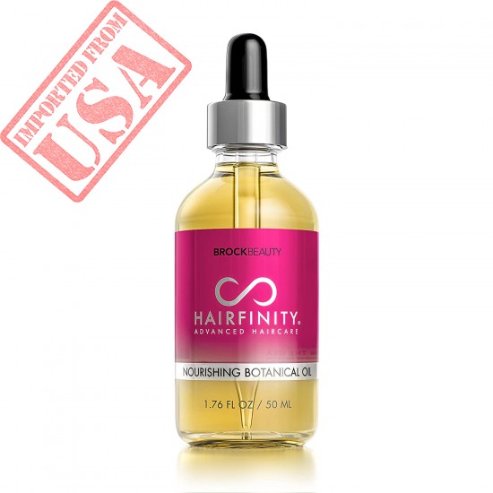 Hairfinity Botanical Hair Oil - Growth Treatment for Dry Damaged Hair and Scalp with Jojoba, Olive, Sweet Almond Oils and More - Silicone and Sulfate Free 1.76 oz
