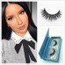 Mink 3D Lashes Dramatic Makeup Strip Eyelashes 100% Siberian Fur Fake Eyelashes Hand-made False Eyelashes 1 Pair Package Miss Kiss (3D04)