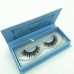 Mink 3D Lashes Dramatic Makeup Strip Eyelashes 100% Siberian Fur Fake Eyelashes Hand-made False Eyelashes 1 Pair Package Miss Kiss (3D04)