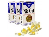 Nic-Out Cigarette Filters 3 Packs (90 Filters) Smoking Free Tar & Nicotine Disposable Nicout Holders for Smokers DON'T QUIT SMOKING Nicfree