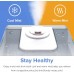 LEVOIT Humidifiers for Large Room Bedroom (6L), Warm and Cool Mist Ultrasonic Air Vaporizer for Home Whole House Babies, Customized Humidity, Remote Control, Whisper-Quiet (White)