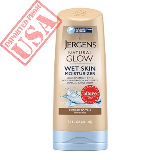 Jergens Natural Glow Wet Skin Moisturizer For Body Medium To Tan Skin Tones Shop Online In Pakistan