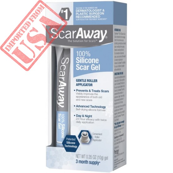 ScarAway 100% Silicone Scar Gel, improves the appearance of scars, USA Made Online in Pakistan