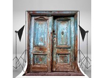 Shop Seamless Washable Mulsin Vintage Wooden Door for Photography Imported from USA