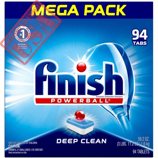 Finish - All in 1 - 94ct - Dishwasher Detergent - Powerball