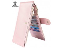 Imported Travelambo Womens Walllet RFID Blocking Bifold Multi Card Case Wallet online sale in Pakistan