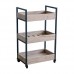 High Quality 3 Tier Rolling Utility Storage Cart, Kitchen Serving Bar Cart, Multipurpose Bathroom Nursery Imported from USA