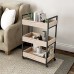 High Quality 3 Tier Rolling Utility Storage Cart, Kitchen Serving Bar Cart, Multipurpose Bathroom Nursery Imported from USA