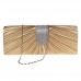 Buy Fashion Road Evening Clutch Womens Pleated Rhinestone Clutch Online in Pakistan