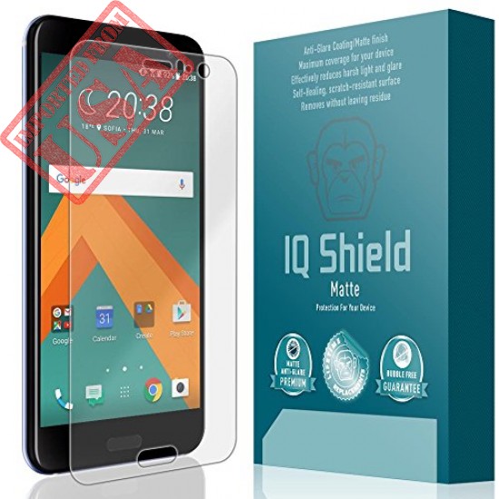 High Quality Iq Shield Matte Full Coverage Anti-Glare Screen Protector For Htc U11 Made In USA