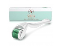 Sdara Derma Roller 540 Titanium 0.25mm Micro Needle Cosmetic Microdermabrasion Tool For Face - Includes Storage Case