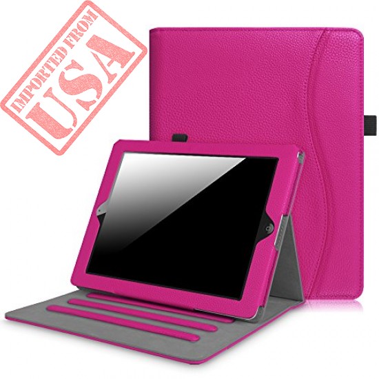 Buy Original Folio Smart Stand Cover with Pocket for iPad 2/3/4 imported from USA