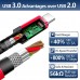 JSAUX USB Type C Cable,(2-Pack 6.6FT) USB 3.0 to USB C Cable Fast Charger Nylon Braided Cable Compatible Samsung Galaxy S9 S8 Plus Note 9 8,Google Pixel 2 XL,Moto Z Z2,LG G5 V20 Nintendo Switch(Red)