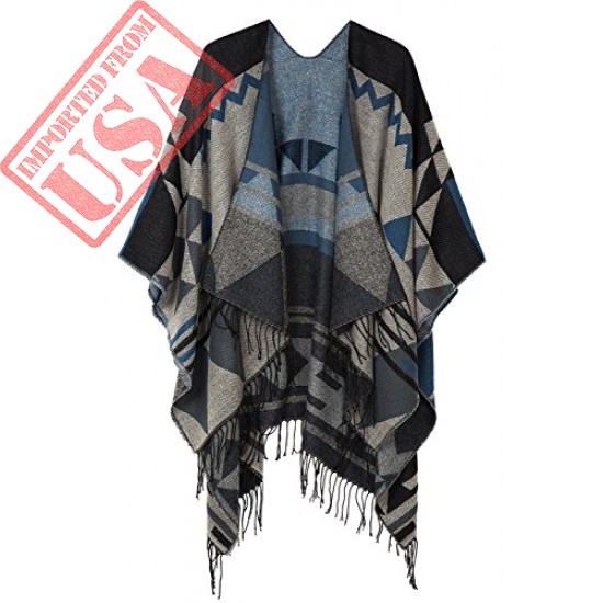 Shop online Best quality Printed Ladies Poncho in Pakistan 