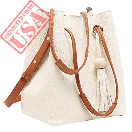 Buy Turelifes Tassel buckets Women's Totes Handbag and casual Shoulder Bags Soft Leather Crossbody Bag Online in Pakistan