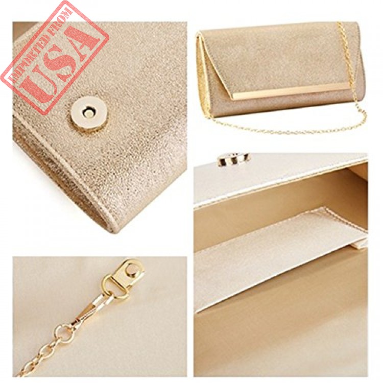 White and Off White color Fancy Fabric fabric Clutches : 1841656