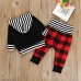 outfit baby boy girl long sleeve black hoodie with check pocket shop online in pakistan