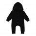 grnshts baby boys girls black snap long sleeve hoodie onesie jumpsuit shop online in pakistan