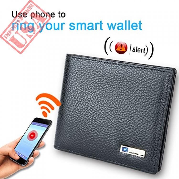 Anti Lost Wallet, Modoker Tracking Wallet Genuine Leather Tracker ...