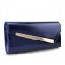 Buy Wedding Party Womens Evening Clutch With Chain Strap Metal Bar Accent Purse Online in Pakistan