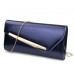 Buy Wedding Party Womens Evening Clutch With Chain Strap Metal Bar Accent Purse Online in Pakistan