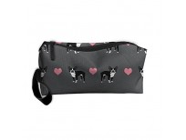 Buy Styleforyou Travel Makeup Grey Boston Terrier Love Hearts Cosmetic Pouch Online in Pakistan