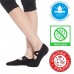 Socks for Women Non Skid Socks with Grips (Size 6-10, Ballet Straps Yoga Socks (1 pair))