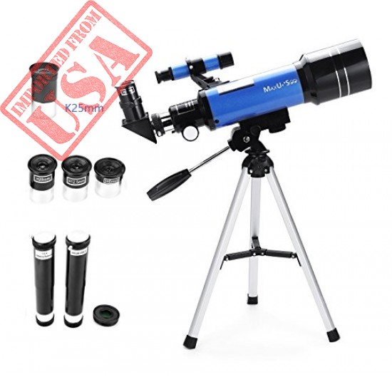 Buy MaxUSee 70mm Refractor Telescope with Tripod & Finder Scope Online in Pakistan