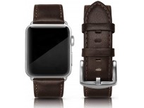 Original SWEES Leather Band Compatible for iWatch 42mm 44mm, Genuine Leather Vintage Wristband Compatible with iWatch Series 5, Series 4, Series 3, Series 2, Series 1, Online in Pakistan