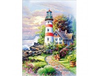 Buy Staron Lighthouse Diamond Embroidery Painting Online in Pakistan