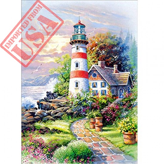 Buy Staron Lighthouse Diamond Embroidery Painting Online in Pakistan