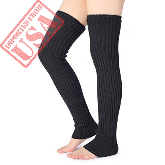 Shop online imported footless socks Long Leg Warmer in Pakistan