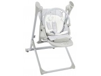 Primo 2-in-1 Smart Voyager Convertible Infant Swing and High Chair with Bluetooth, Grey