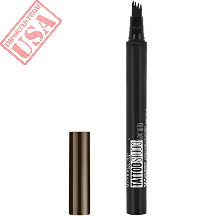 High Quality Maybelline Tattoo Studio Brow Tint Pen Makeup Deep Brown Sale Online In Pakistan