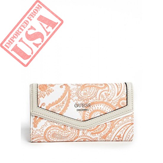 Buy GUESS Factory Women's Wonderful Printed Slim Wallet Online in Pakistan